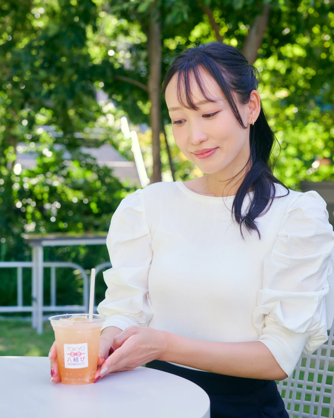 結婚おうえんフェスタの八結びドリンク
