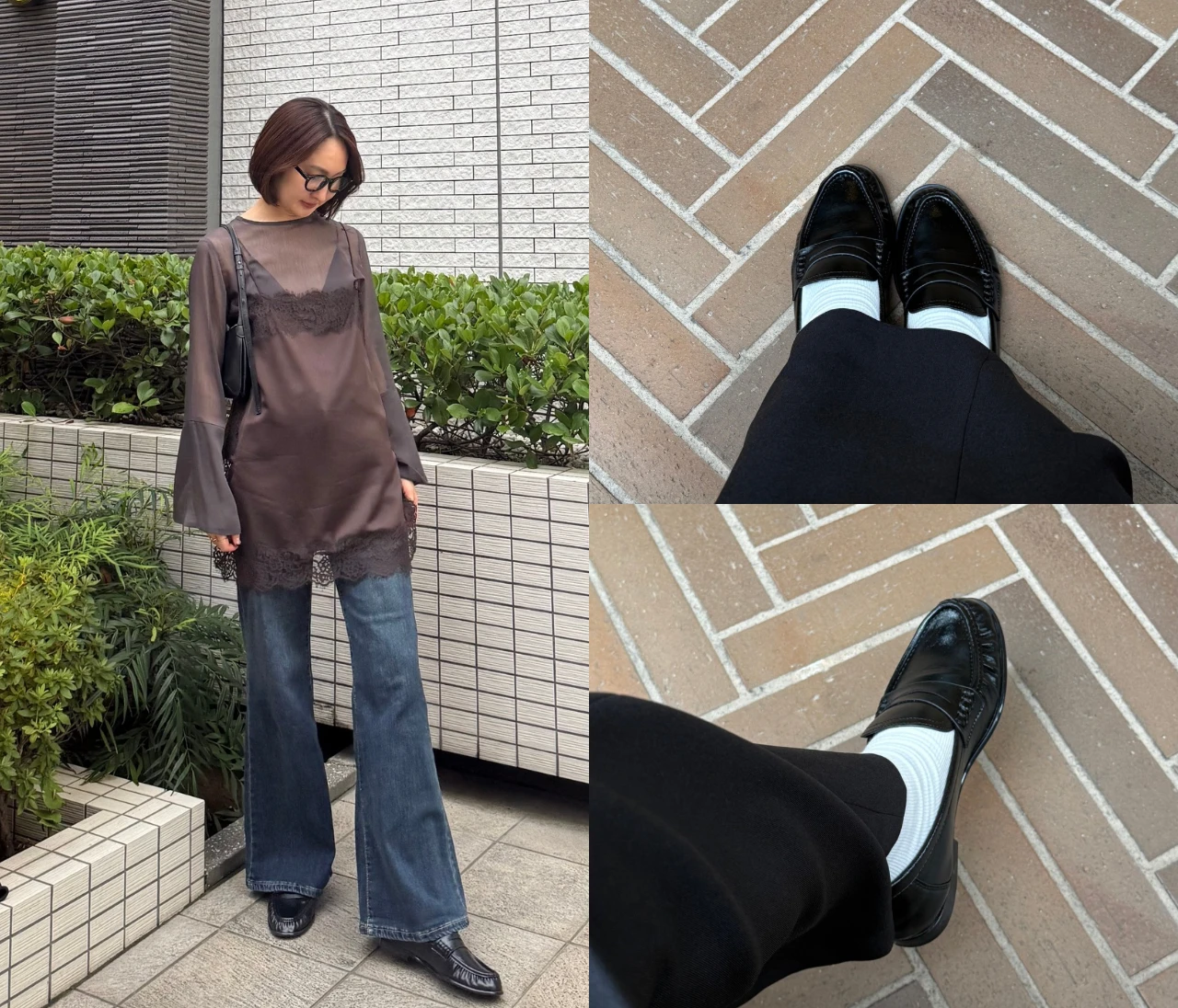 【ZARAローファー】6,590円で高見え！ソフトモカシンのサイズ感＆秋の着回しコーデ2選
