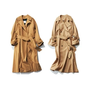 女らしくゆるっと羽織れる【人気ブランド最旬トレンチコート】6選