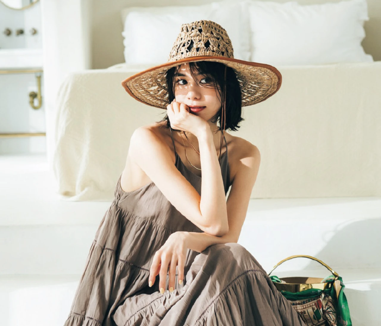 予想最高気温23度／初夏の休日に映えるとびきりロマンチックなワンピース【BAILA今日のコーデ】