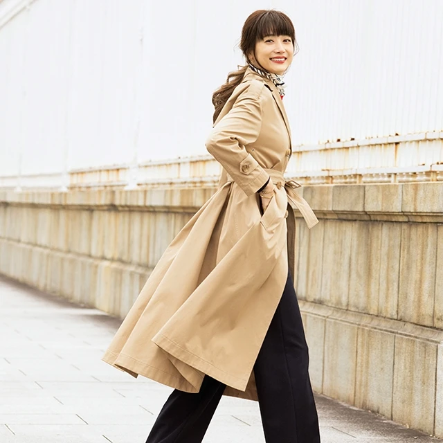 毎日自信が持てる「トレンチコート」の着こなし方をヨンアがナビ♡
