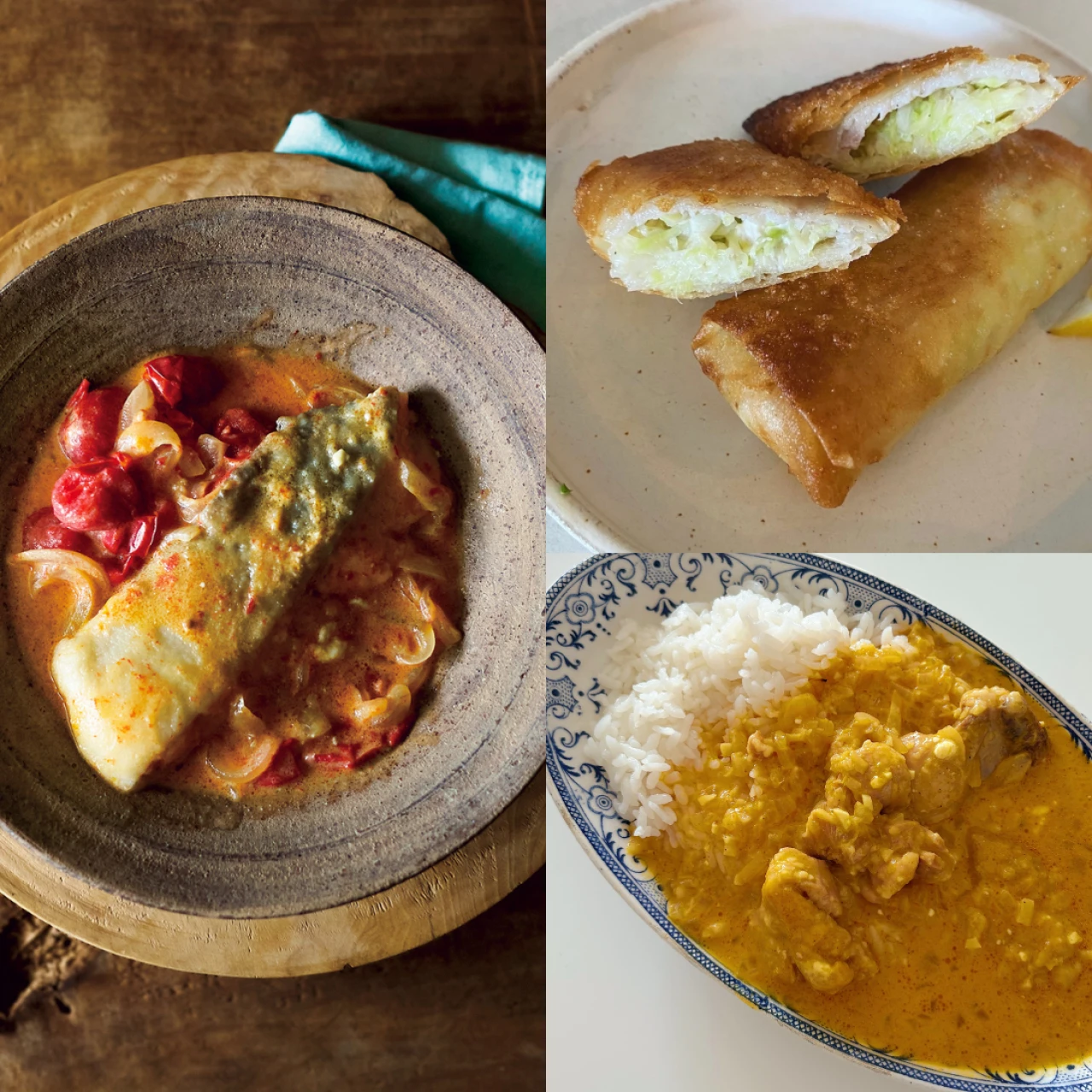 【長谷川あかりのご自愛ごはん】クリームチーズを使った簡単レシピ3選。春巻き、カレー、クリームチーズ煮。コクが深まりおいしさアップ！