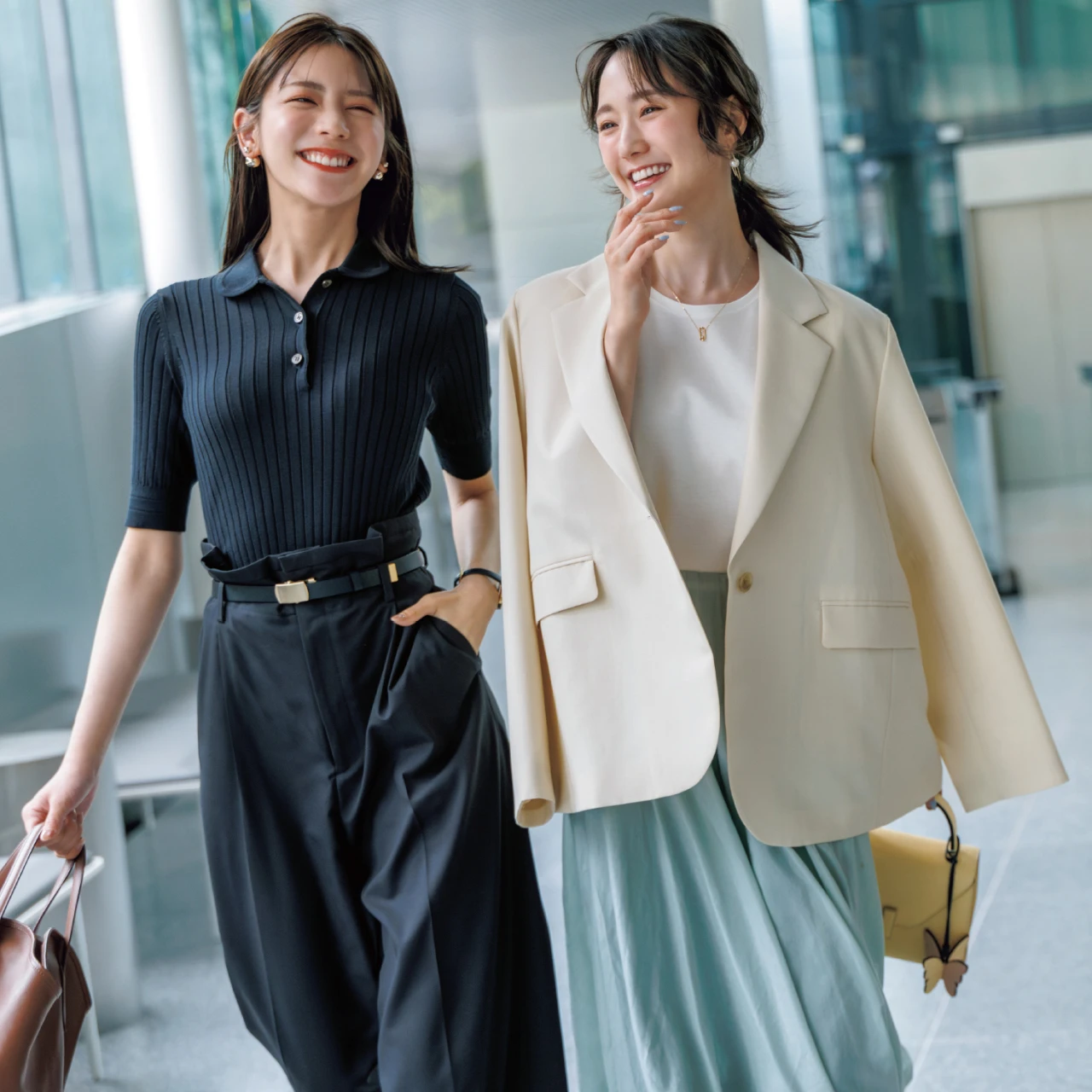 【オフィス服着回し15days×2】辛口派と甘口派の洒落見えオフィス着回し