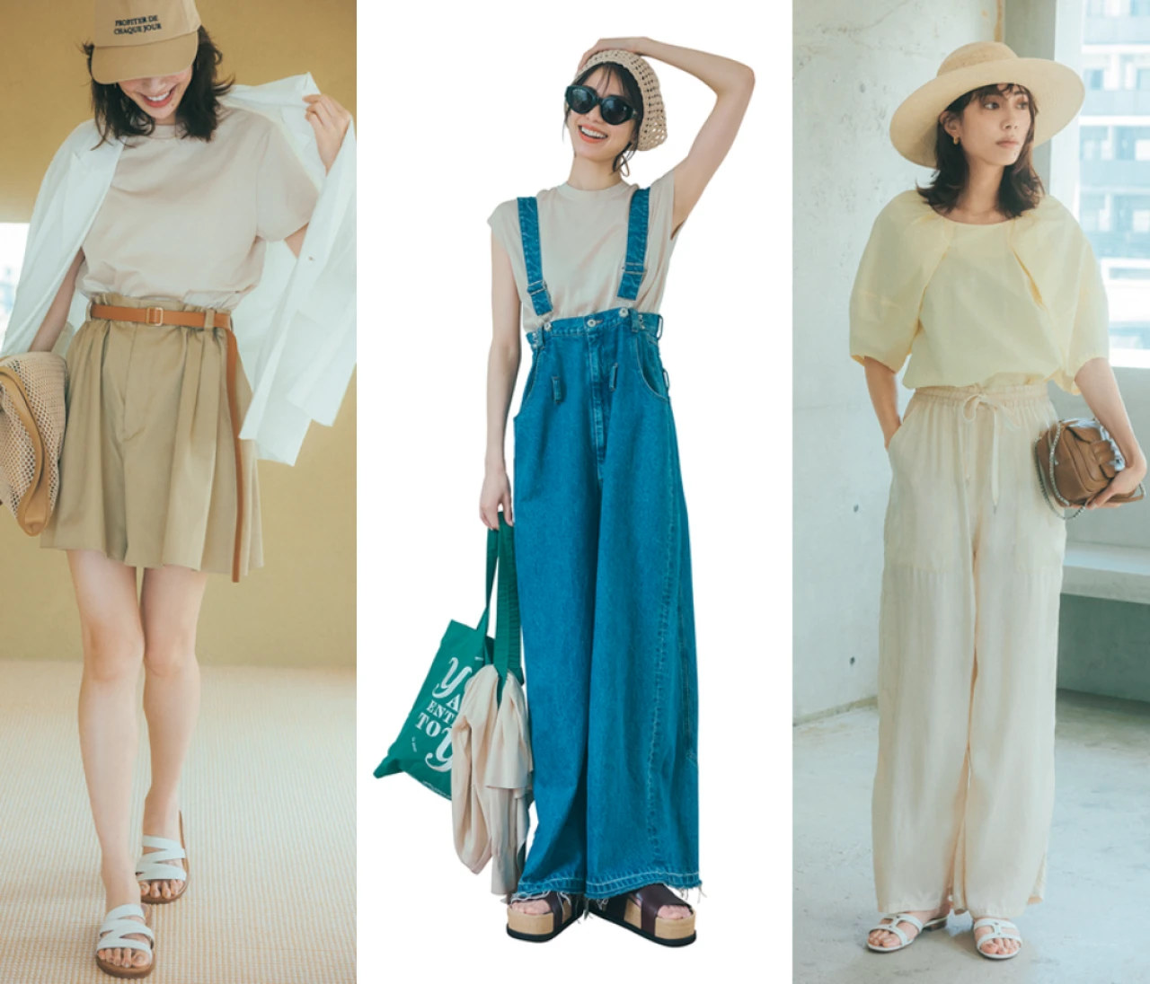 【BBQ・花火大会・リゾート】夏のアウトドアコーデ14選 大人女子の夏は動きやすさと華やかさで楽しむ