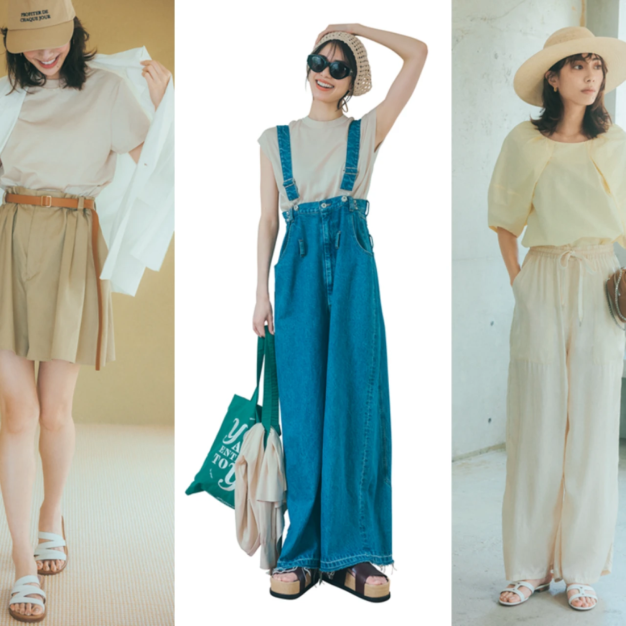 【BBQ・花火大会・リゾート】夏のアウトドアコーデ14選 大人女子の夏は動きやすさと華やかさで楽しむ