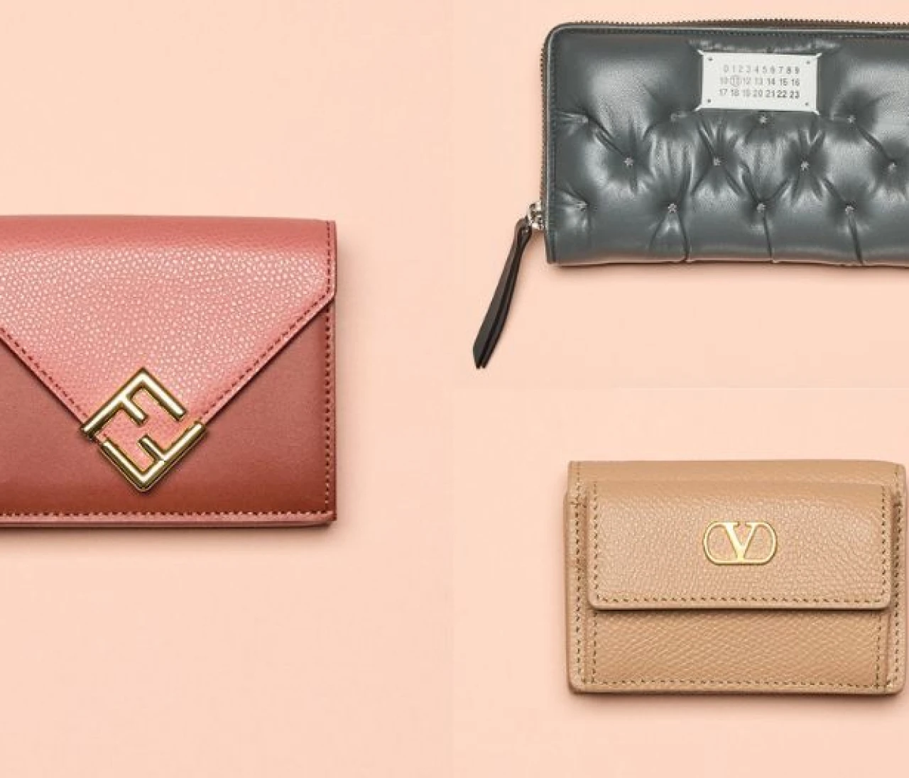 【2026年 最注目のブランド財布】フェンディ、ヴァレンティノ ガラヴァーニ、メゾン マルジェラ。パートナーといい関係に♡「心が落ち着くカラー」の財布3選