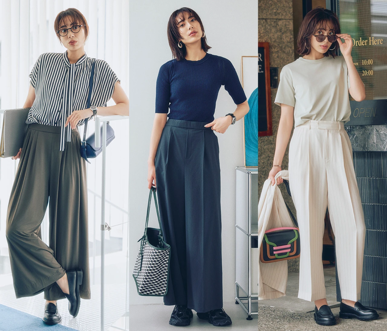 【涼しい通勤ワイドパンツ30選】プロが厳選！快適＆きれい見えを叶えるパンツが働く大人女子の強い味方に！