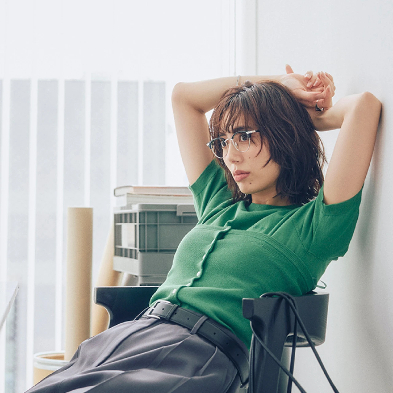 【涼しい通勤ワイドパンツ】プロが厳選！ プラステの“冷感メリハリパンツ”で夏おしゃれを更新