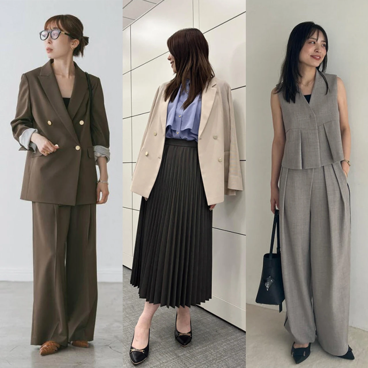 【優秀通勤ワードローブ登壇服30選】ほどよい華やかさときちんと感。今着るべき登壇服はこれ！