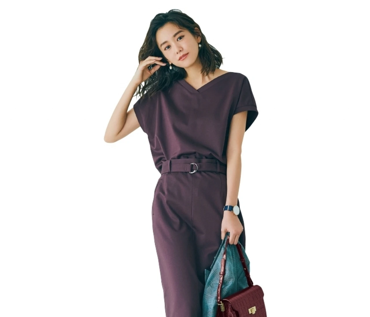 【時短セットアップ】小物を＋1して簡単おしゃれコーデ