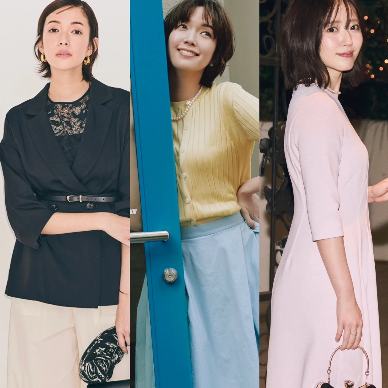 春の洗練通勤スタイルもドレスアップしたい休日も！【BAILAの1週間コーデまとめ】