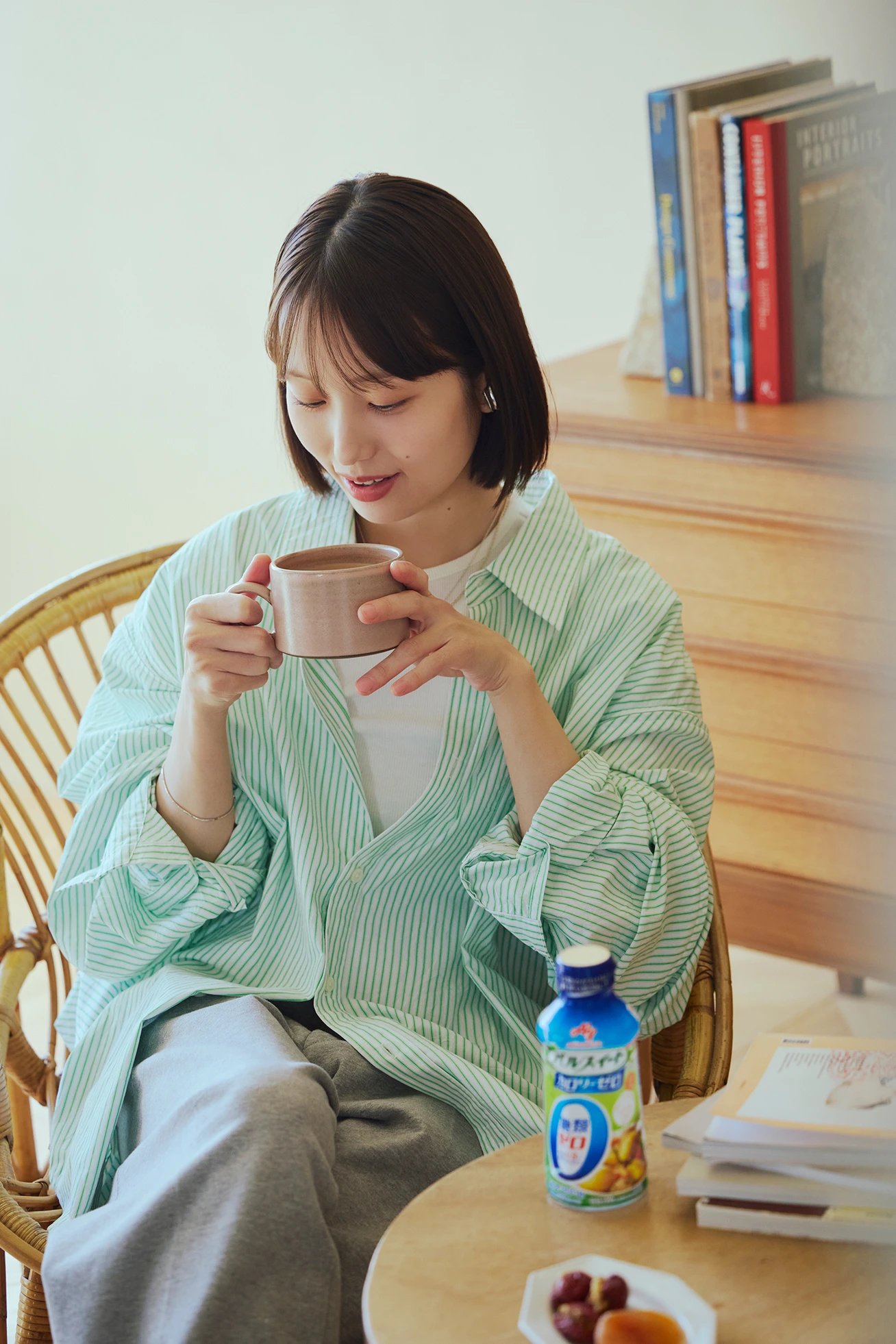 長谷川あかりさん　日本酒ココア