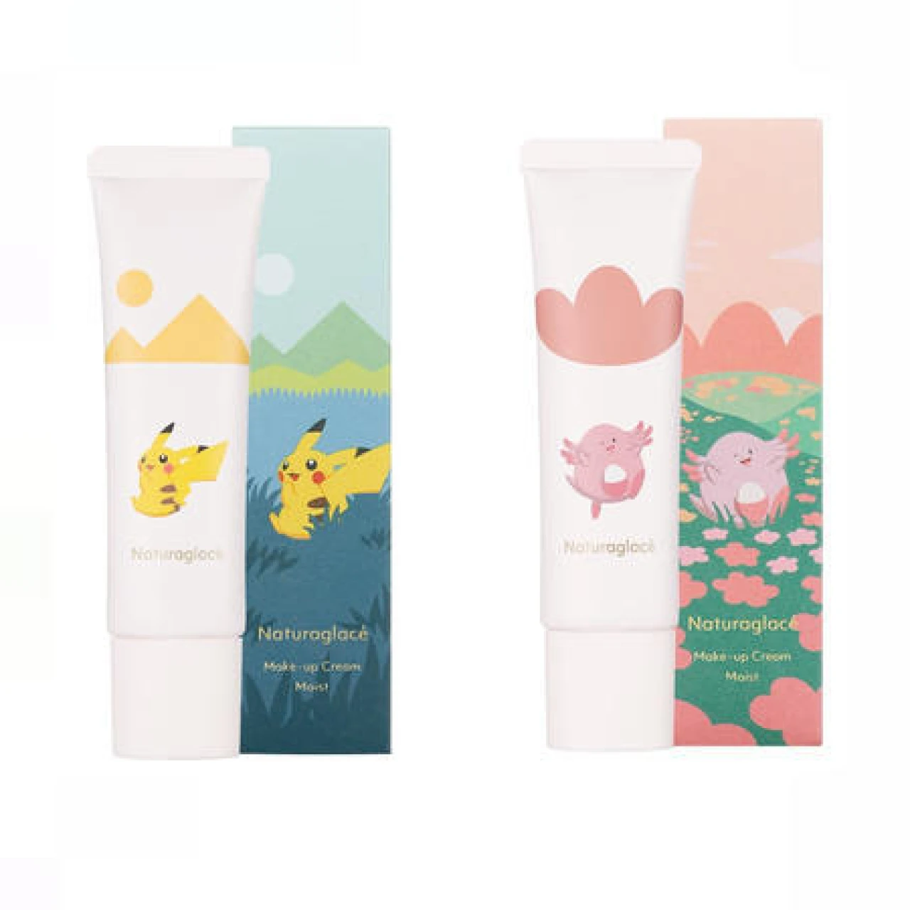 【ナチュラグラッセ×ポケモン】人気UV下地がピカチュウやミュウ仕様に！ 限定コレクションが登場