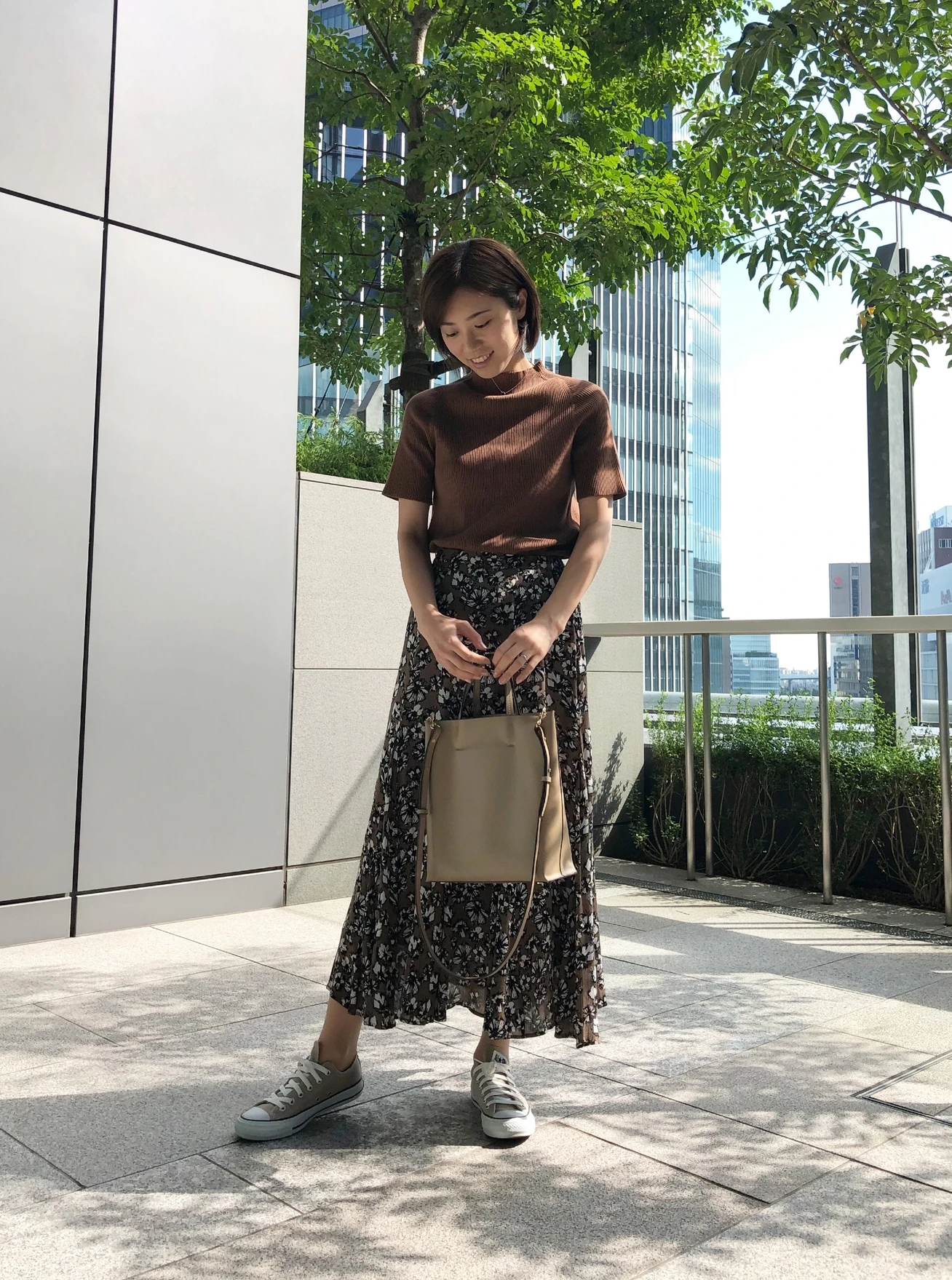 キャメル×ブラウン。
