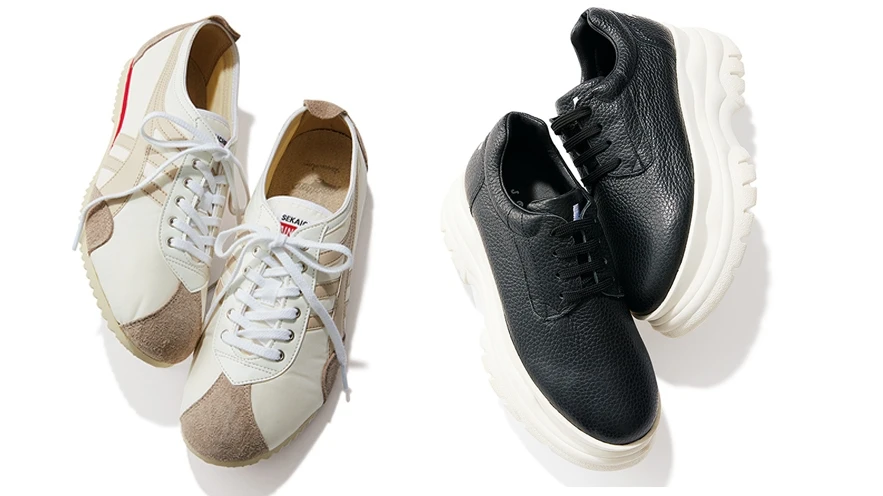 【トレンドスニーカー情報】フェミニンコーデもきれいめコーデも、周りに差のつく一足を