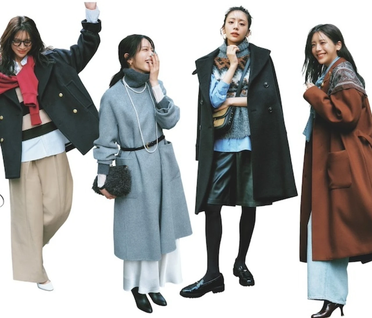手持ちの「ベーシックコート」を新鮮に着るには？ 人気スタイリストが指南するコートコーデ術4選