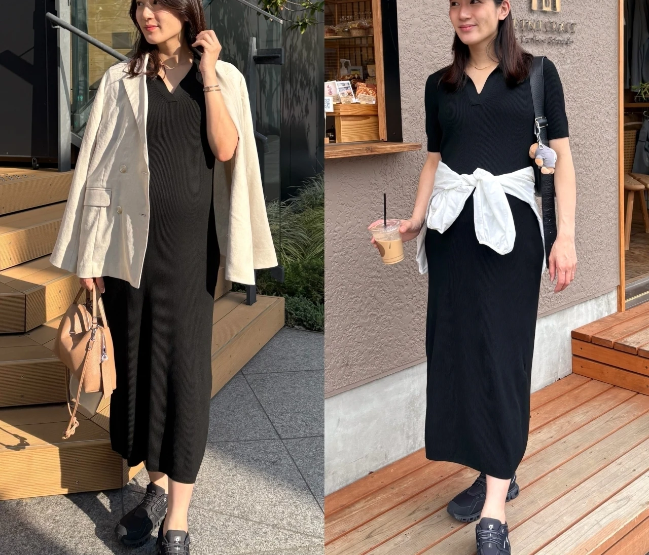 【UNIQLO】スキッパーポロニットワンピースで旅行も快適#一軍ワンピ