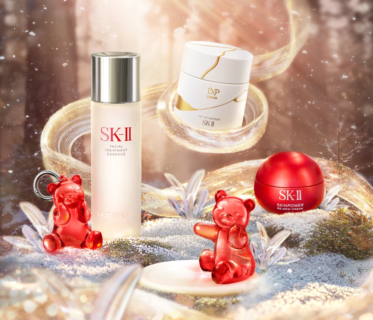 【SK-II】ホリデーは可愛い“ぴてくま”と一緒！ スターアイテムだらけのピテラ™満喫コフレ