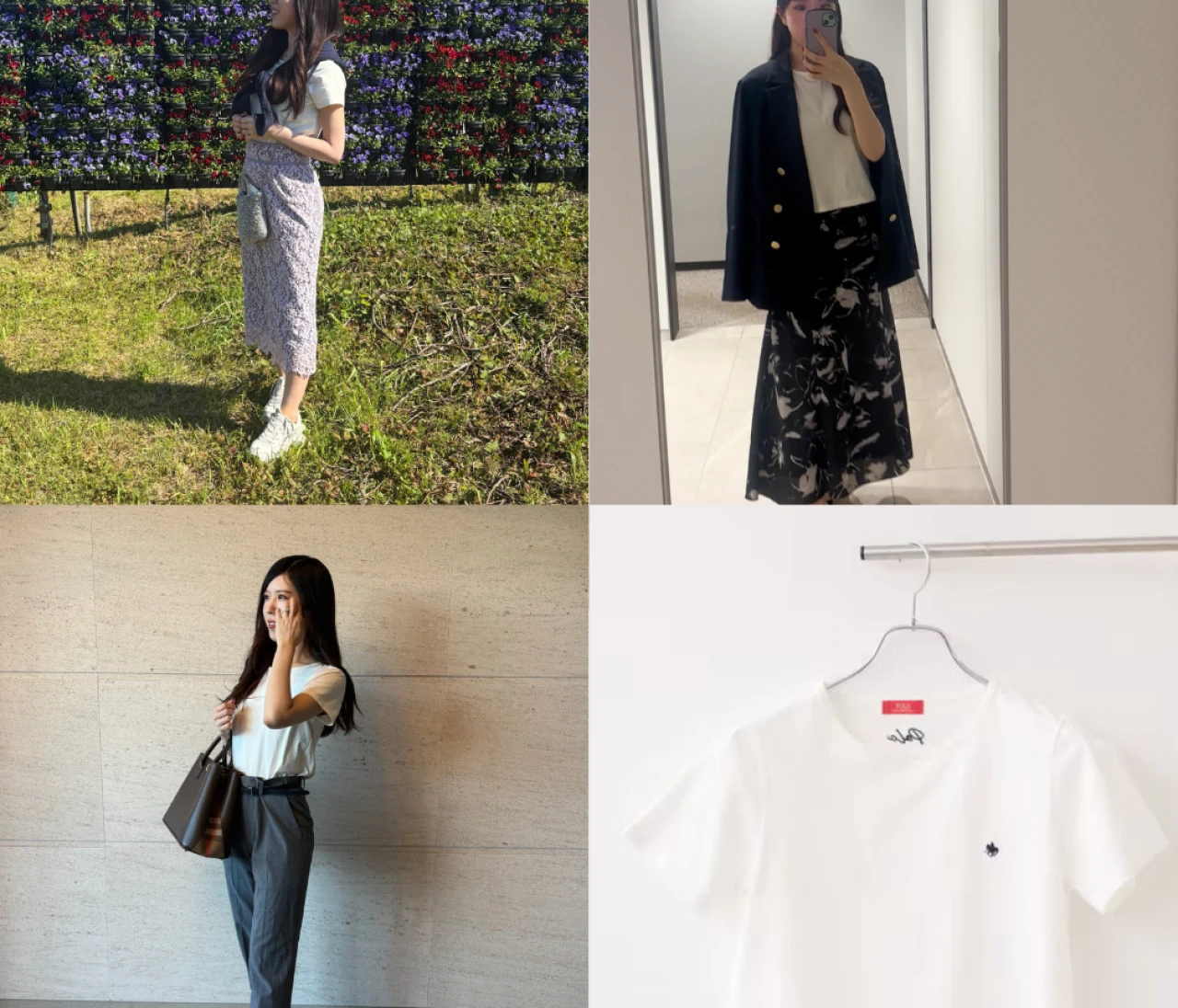 【白Tシャツコーデ迷子必見♡】丸の内OLの垢抜け着回し3選