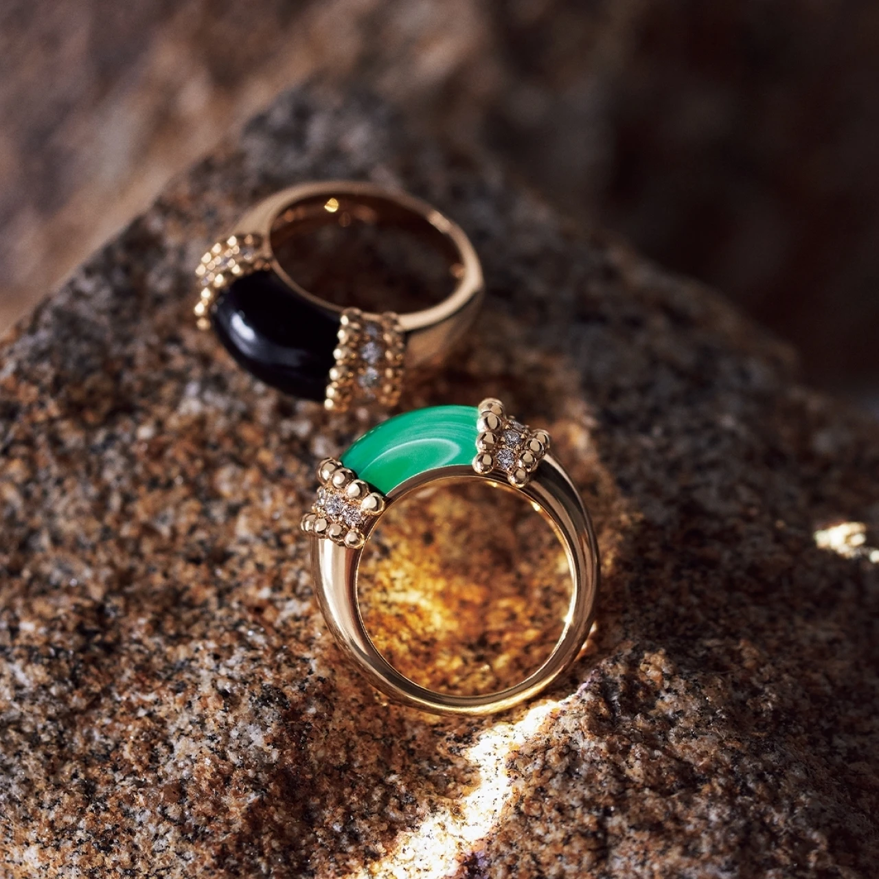 ヴァン クリーフ＆アーペルの「ペルレ コレクション」から色を楽しむ新作リングが登場！【BAILA BUZZ vol.2】