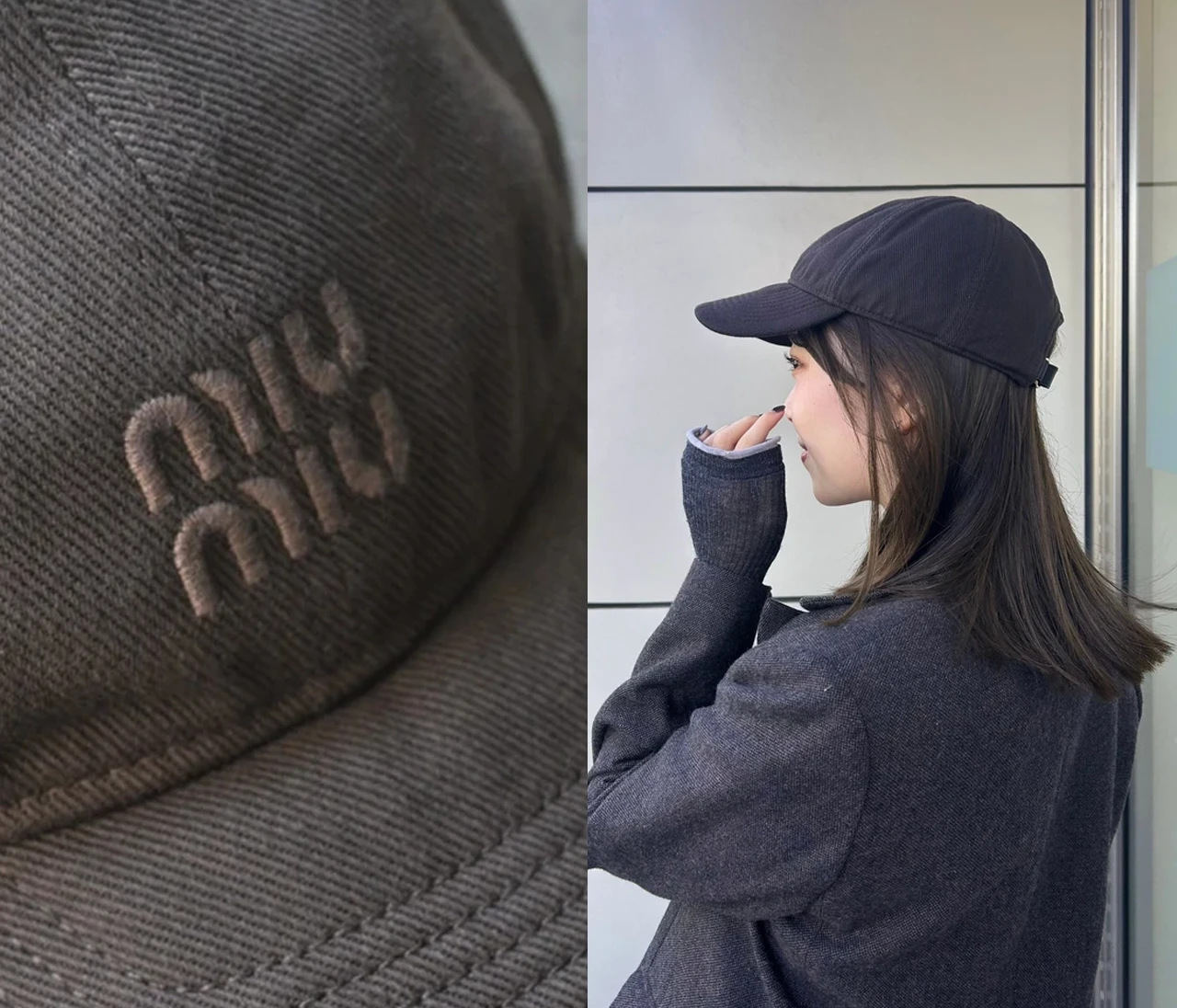 【ミュウミュウ】ブラウンのキャップを購入！