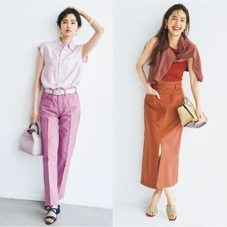 夏のワントーンは「きれい色」と「サファリカラー」で女らしさも品のよさも手に入れて!