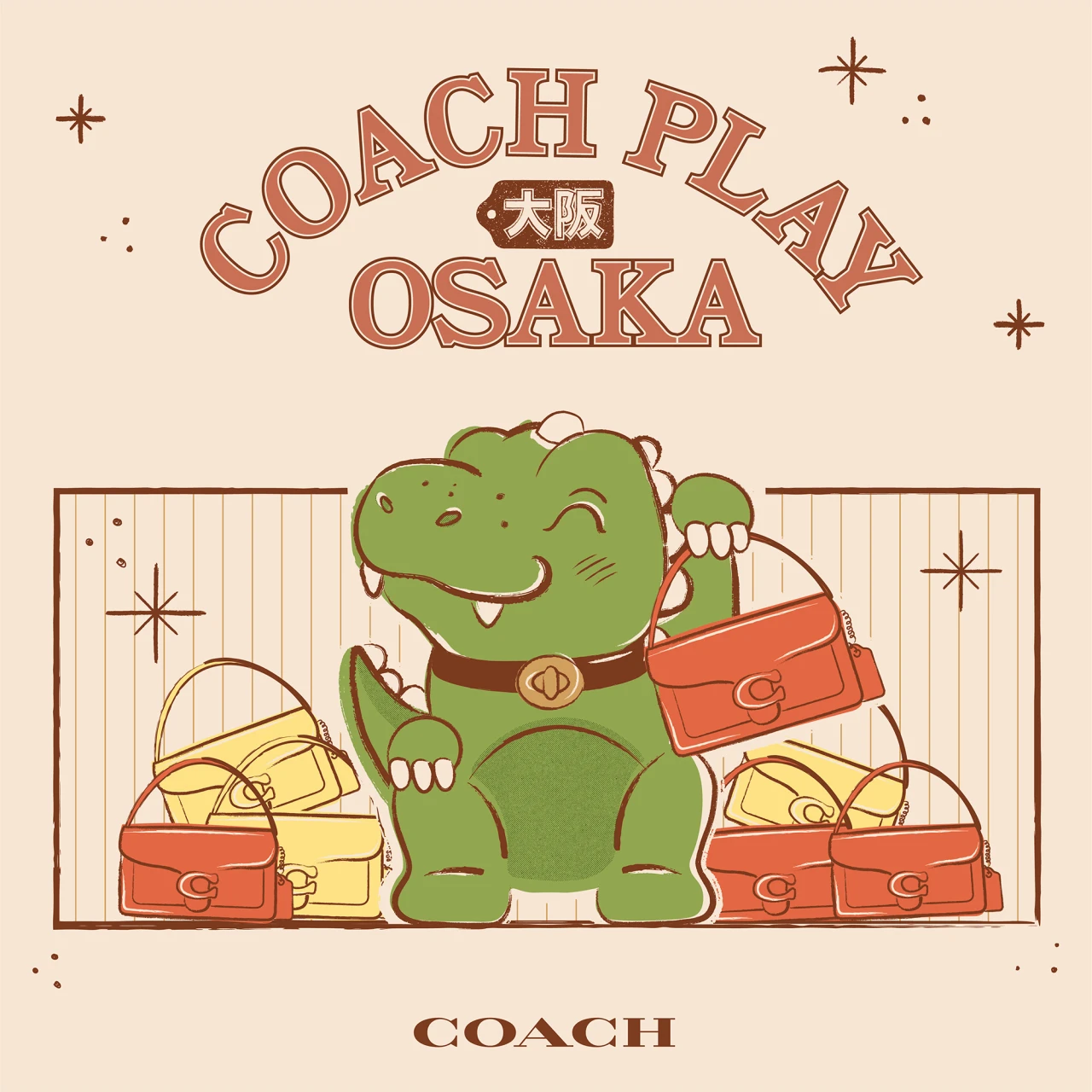 【COACH(コーチ)】「コーチ プレイ 大阪(COACH PLAY OSAKA)」が心斎橋にオープン!