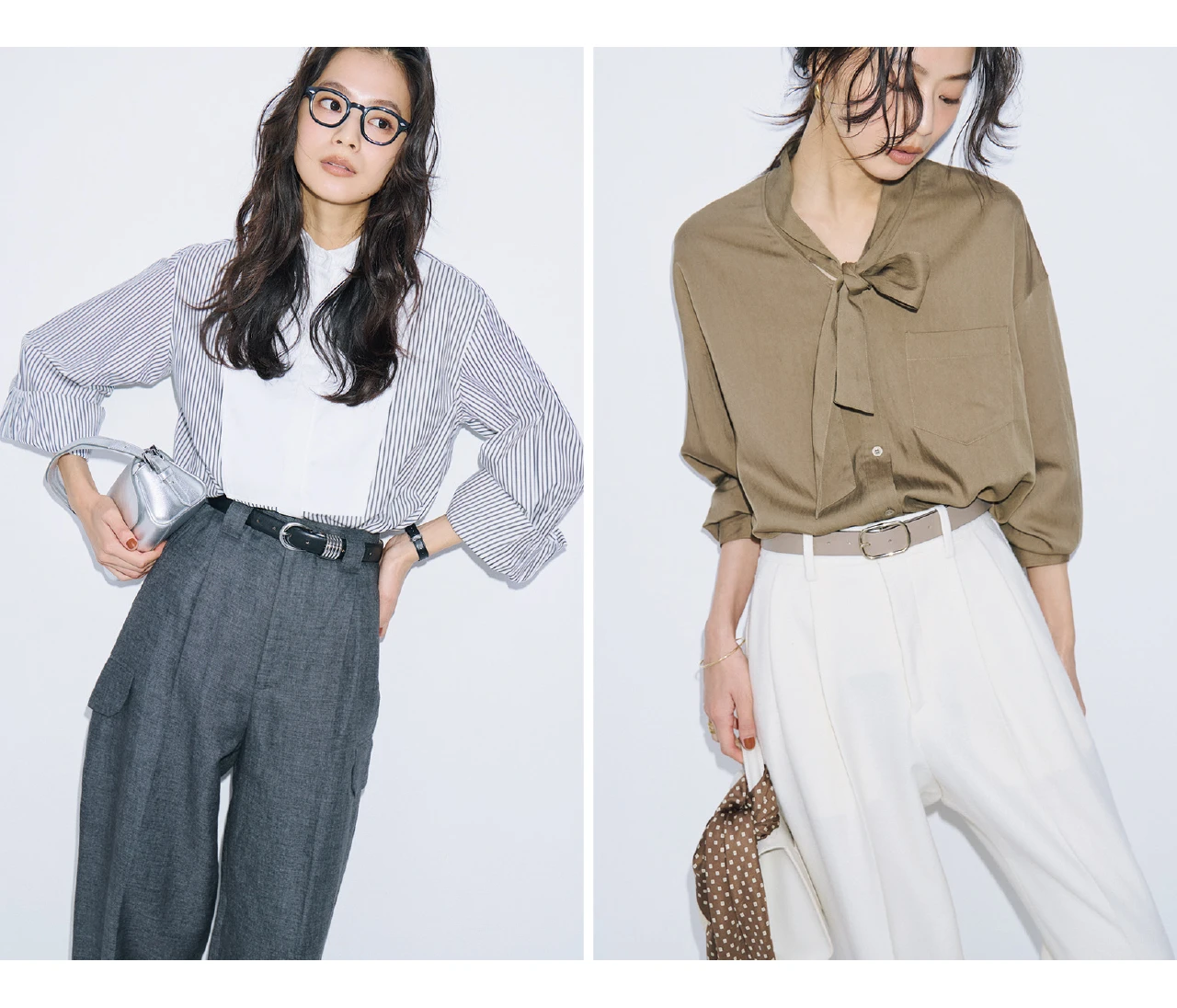 トレンドの「ベルト」を使ったあか抜けテクをスタイリストが指南！ 上品に取り入れるなら服とそろえるのが正解