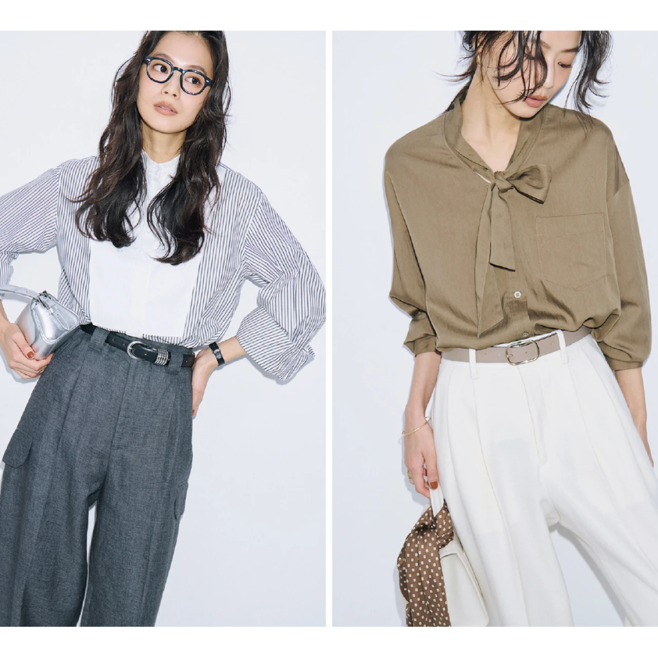 トレンドの「ベルト」を使ったあか抜けテクをスタイリストが指南！ 上品に取り入れるなら服とそろえるのが正解