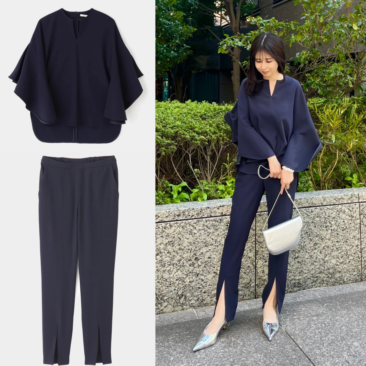 きれい見えするのにラクできる♡【「LE PHIL(ル フィル)」のセットアップ】を30代のきれいめ通勤にイチ推し!