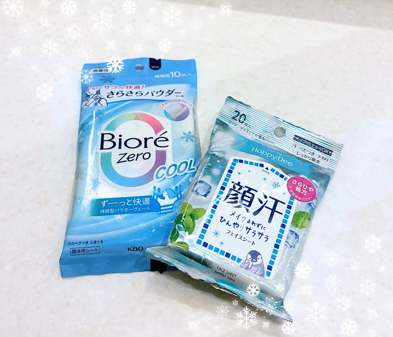 【涼しい通勤の味方】汗をオフして一気にリフレッシュ！ビオレZero＆Happy Deoフェイスシートを愛用中