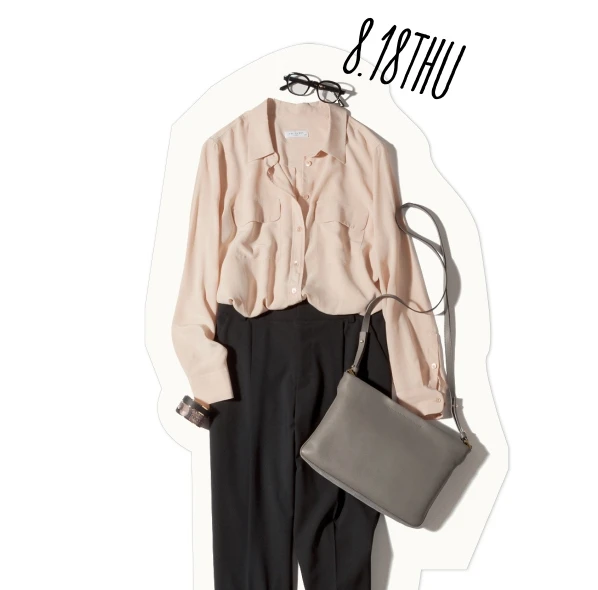 木曜は、歩きやすい秋シフト靴でいつのもパンツスタイルを格上げ!