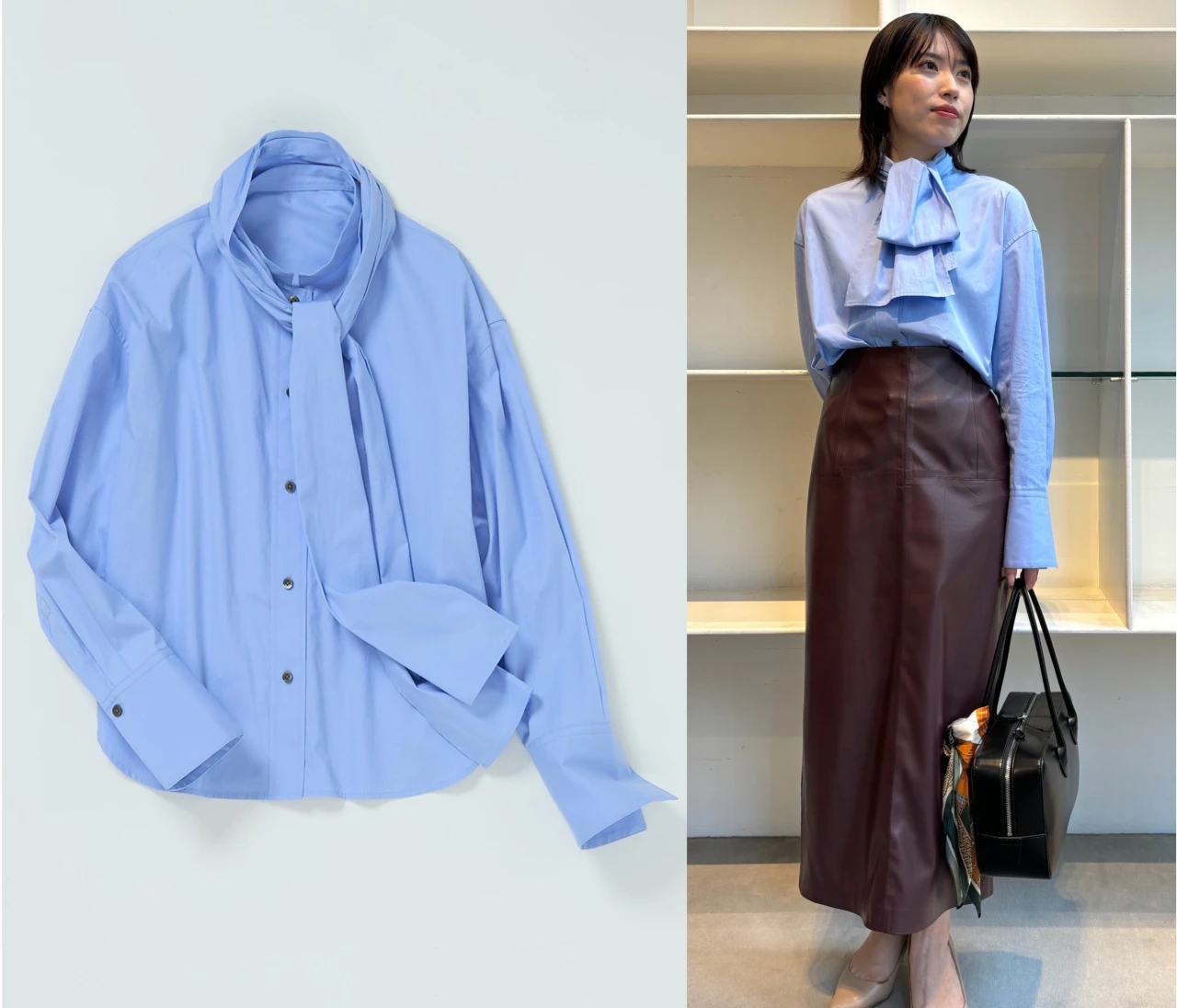 一枚で華やぐ【TIARA（ティアラ）】のボウタイシャツが登壇シーンに最適！｜好印象が狙える“最旬”登壇服 Vol.17