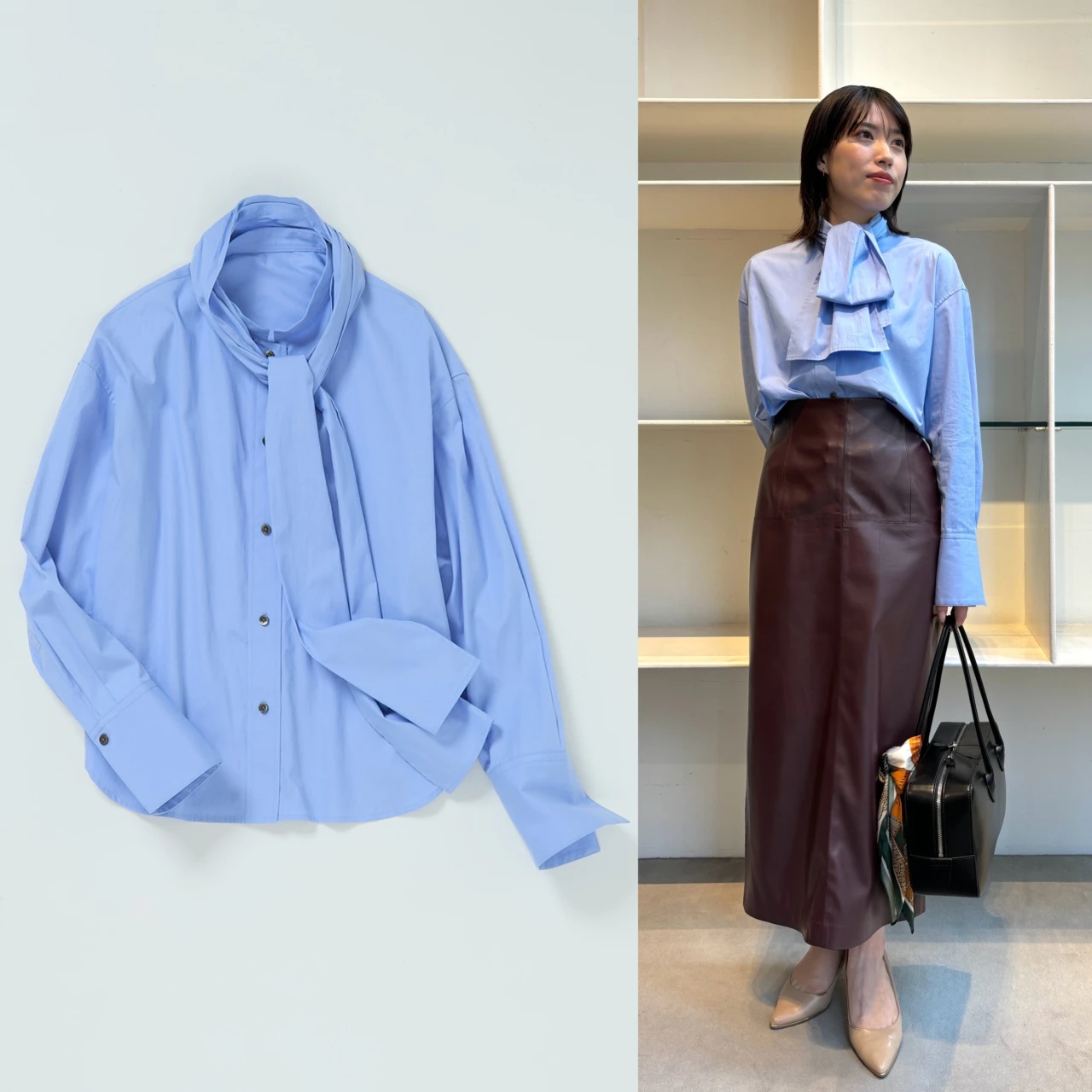 一枚で華やぐ【TIARA(ティアラ)】のボウタイシャツが登壇シーンに最適!|好印象が狙える“最旬”登壇服 Vol.17