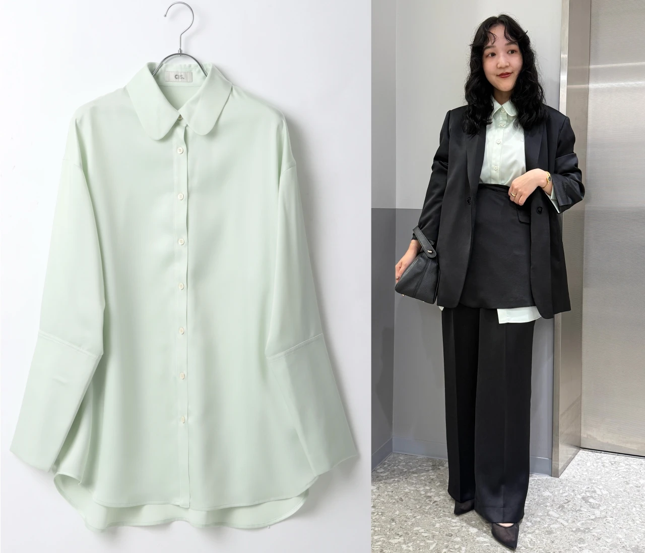 おしゃれときちんと見えを両得！【CIS.（シス）】の「メロウカラーブラウス」が登壇シーンに最適！｜好印象が狙える“最旬”登壇服 Vol.19