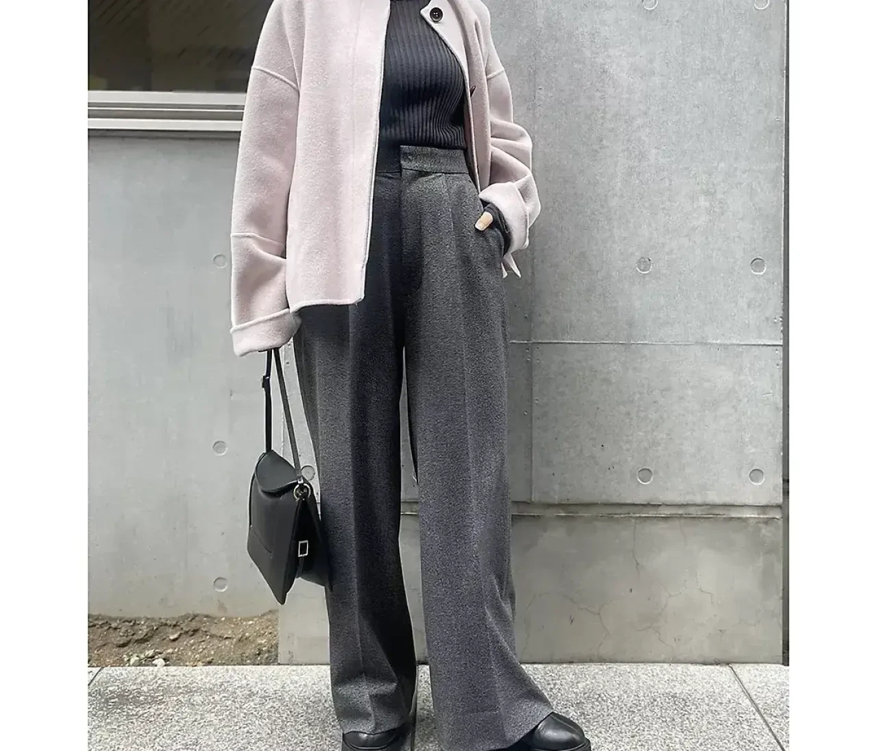 【優秀通勤パンツ】冬は暖かい＆美脚＆楽ちん。『M7days』の裏起毛タックパンツに決まり！