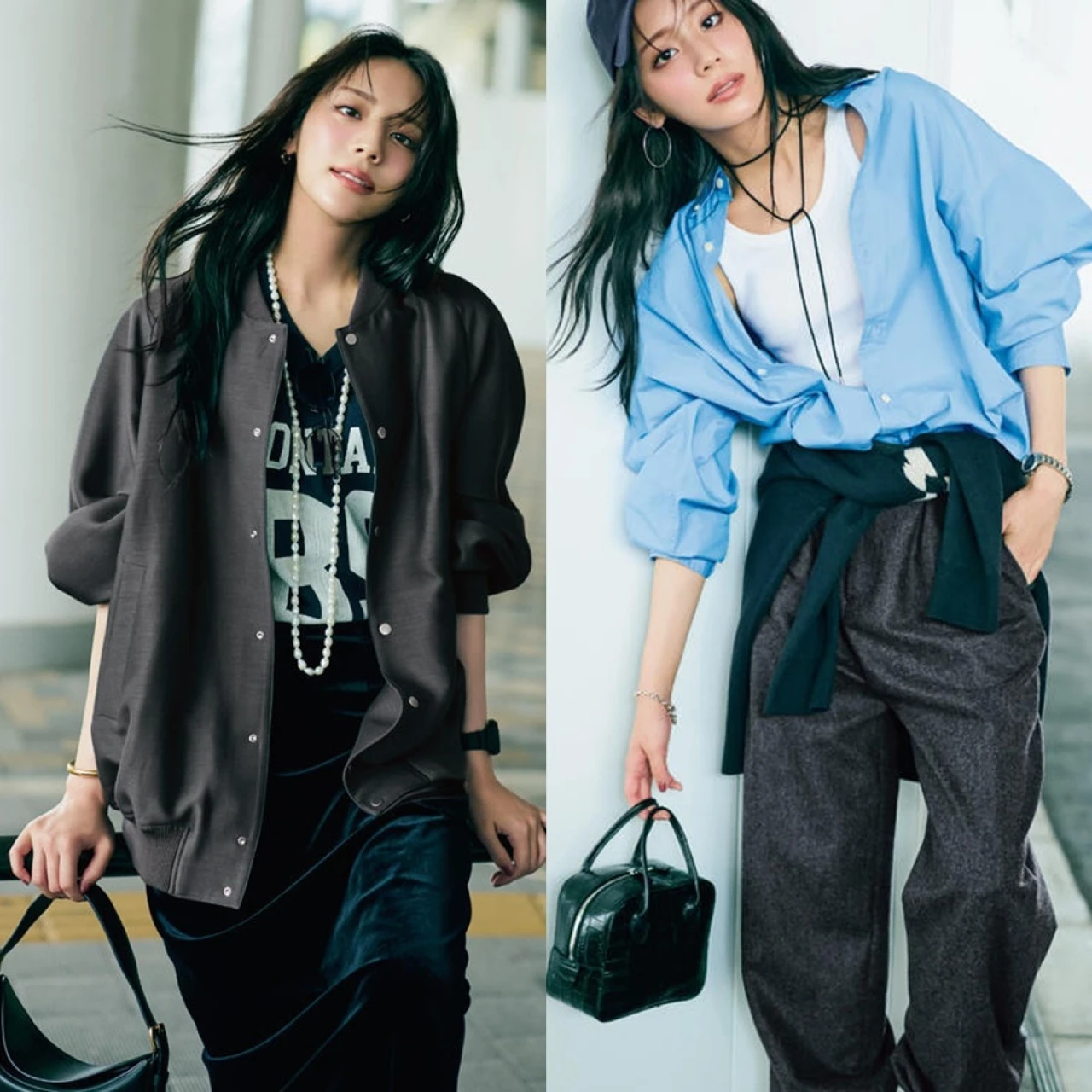 【ジョガーパンツ、ラガーシャツ、ブルゾン】きれいめコーデに「ちょこっとスポーティ」をプラス！秋の7スタイル