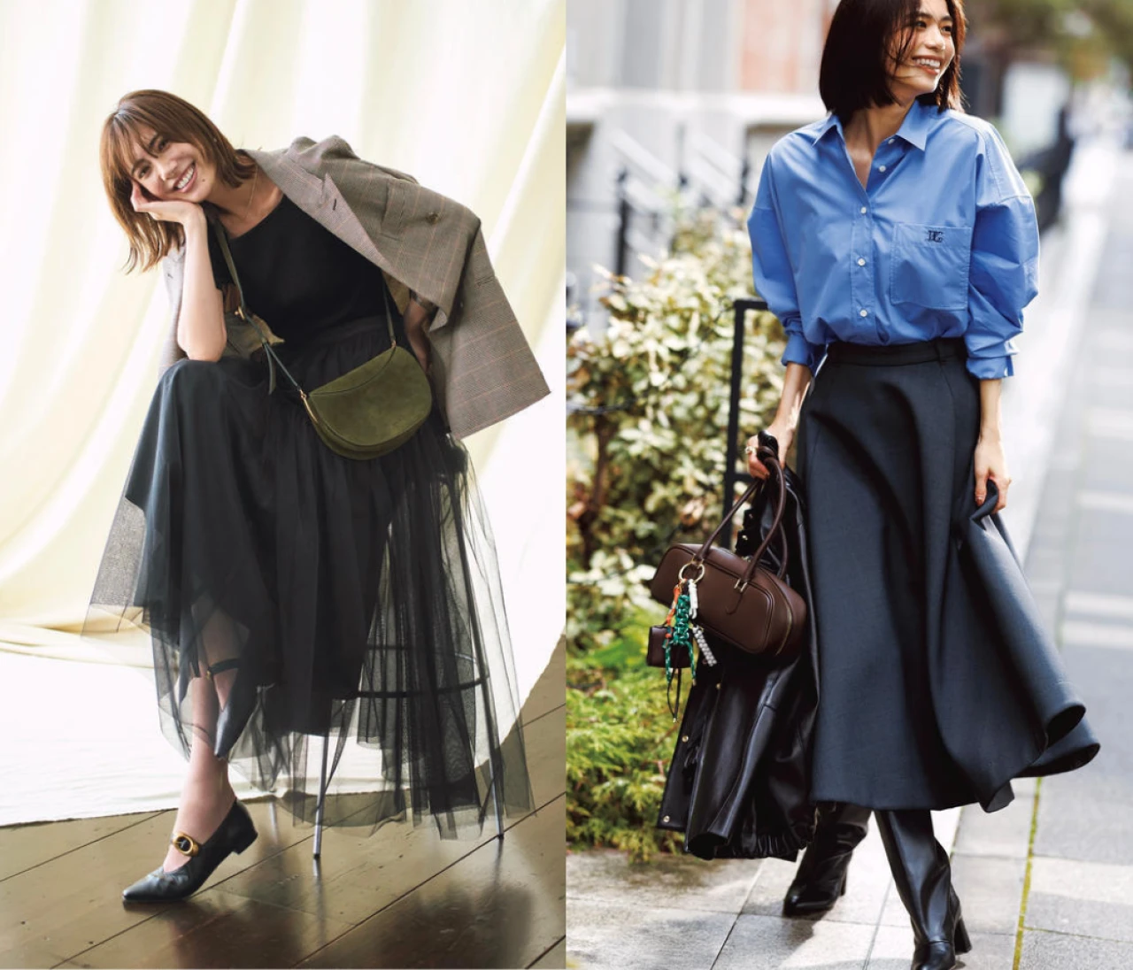 【最旬】秋のスカートコーデ8選。今期、着こなしの即戦力はスカートの更新から。