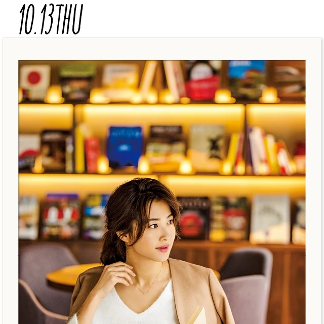 やさしげベージュのジャケットで、初対面でも好印象&親近感を