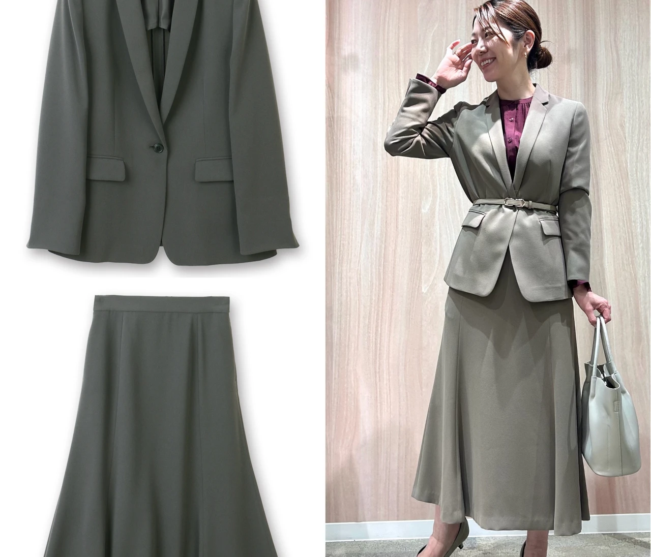 仕立てのよさは折り紙つき！【ANCHOR WOMAN（アンカーウーマン）】のジャケット&スカートのセットアップが登壇シーンに最適！｜好印象が狙える“最旬”登壇服 Vol.16