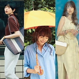 【雨の日コーデ&アイテムまとめ】防水バッグや晴雨兼用シューズで雨の日も楽しく