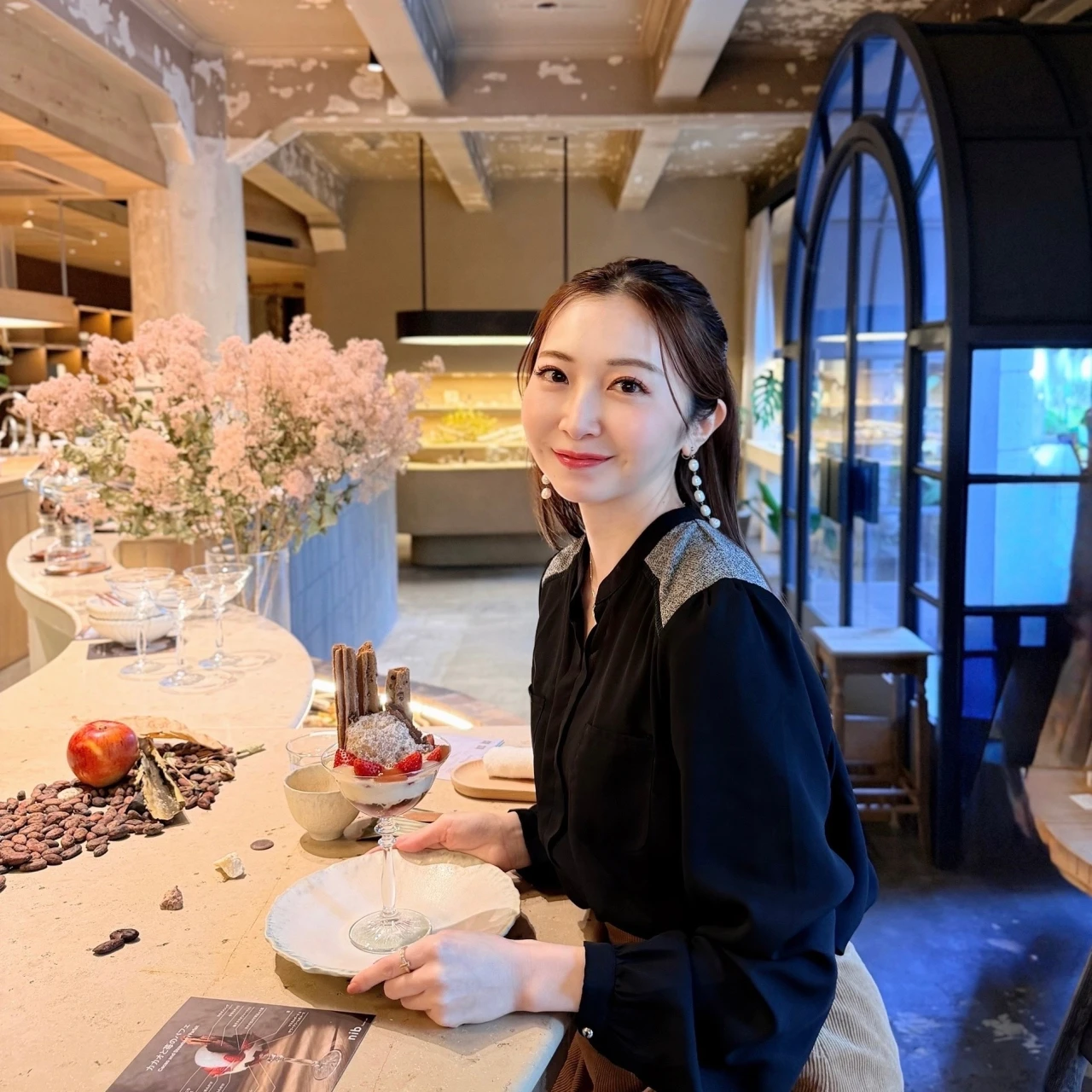 【日本橋・兜町】冬季限定。カカオ専門店「nib」で始まったいちごパフェ