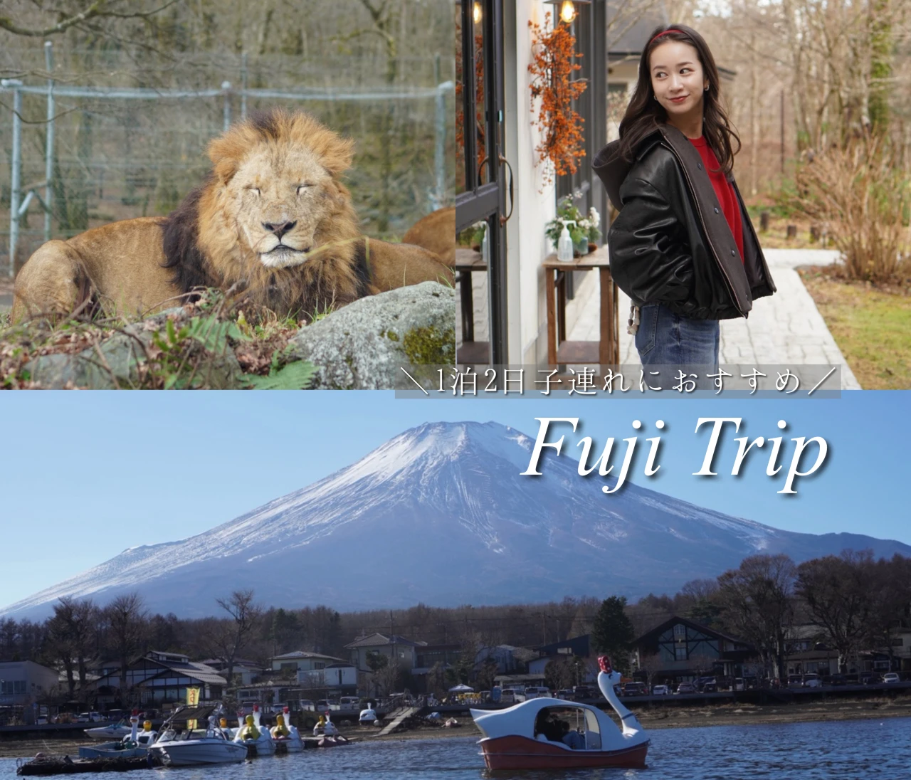 【富士旅行②】1泊2日のんびり子連れ旅|富士サファリ&山中湖ガイド