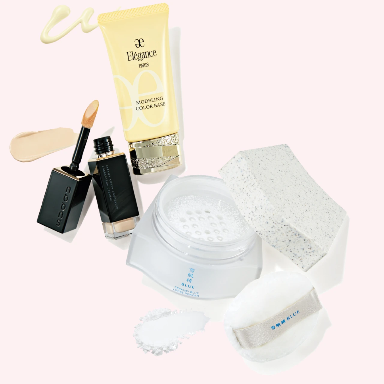 【ミニマルベースメイクコスメ3選】化粧下地・コンシーラー・パウダーの新アイテムで“サマになる”肌に!