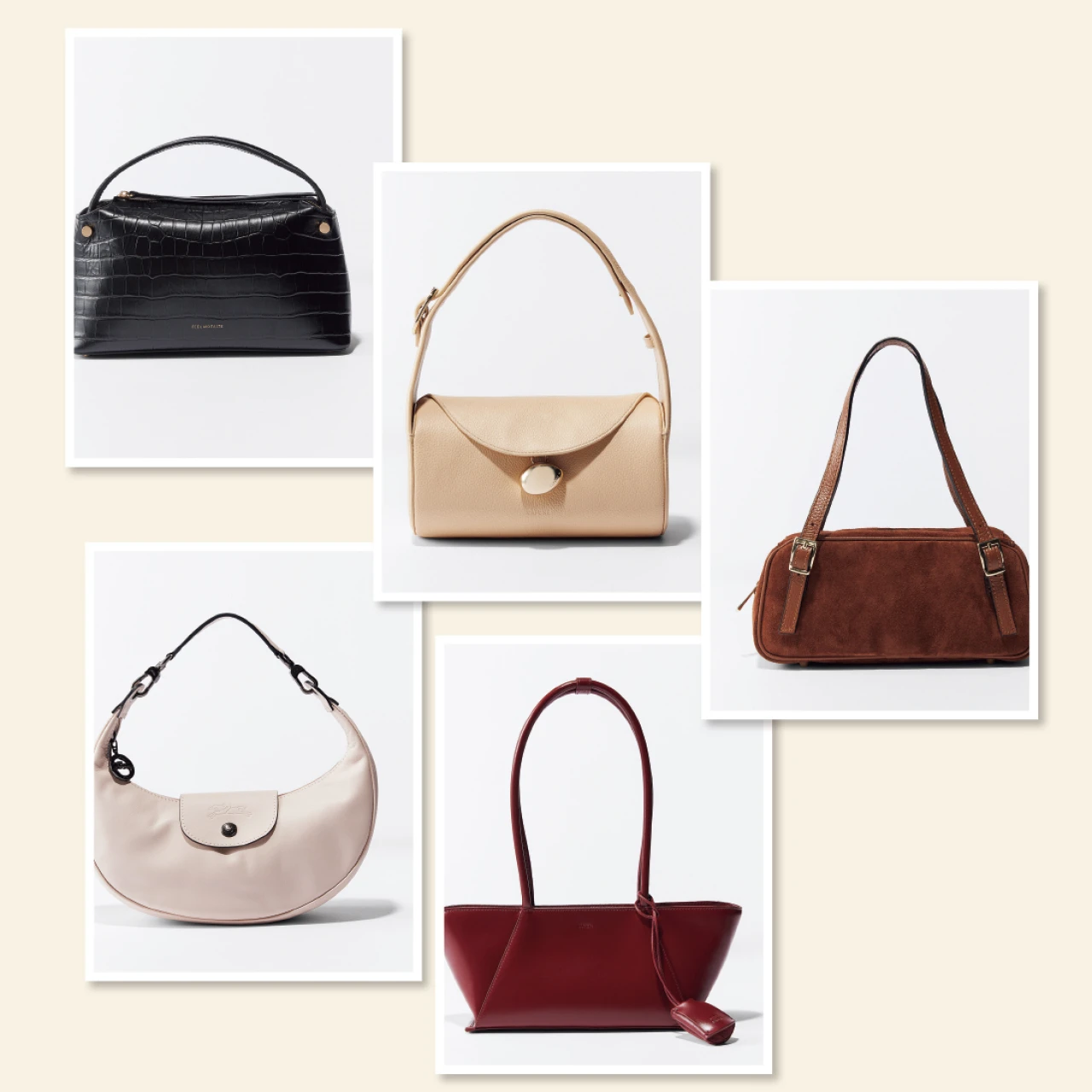 【500㎖ペットボトルが入るミニバッグ5選】トレンドの横長フォルムで今っぽく携えて