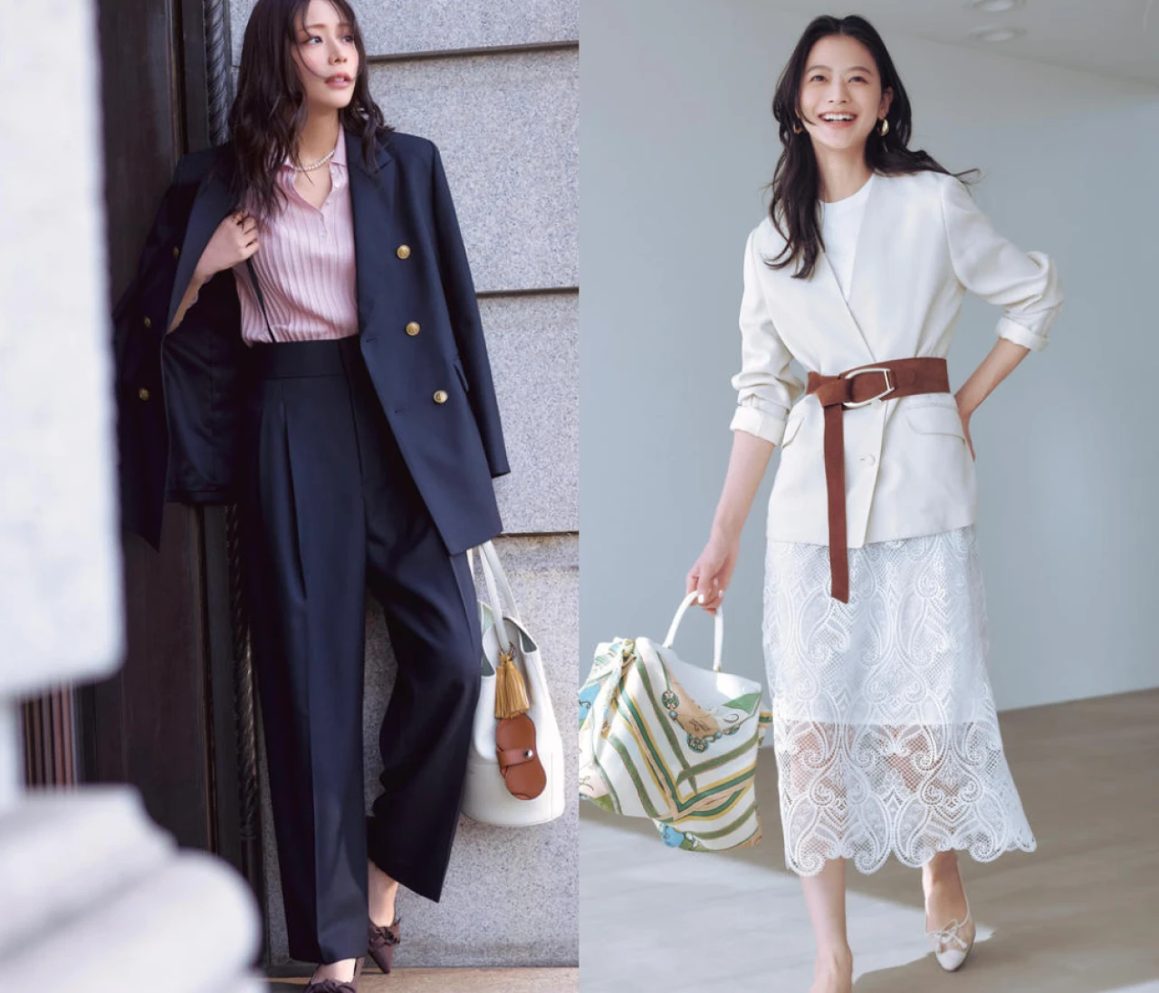 【2026年】5月の「通勤・オフィスカジュアル」コーデ22選。大人女子の最旬オフィスカジュアルは上品に！ トレンドの着こなしをまとめ。