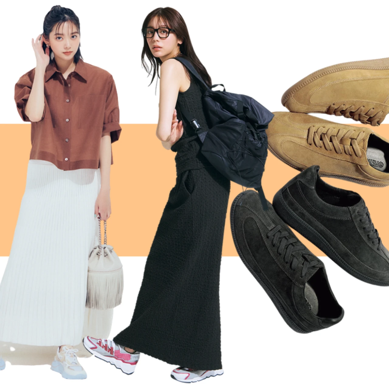 【夏】大人女子 スニーカーコーデ20選!猛暑の着こなしでも歩きやすさは確保したい!