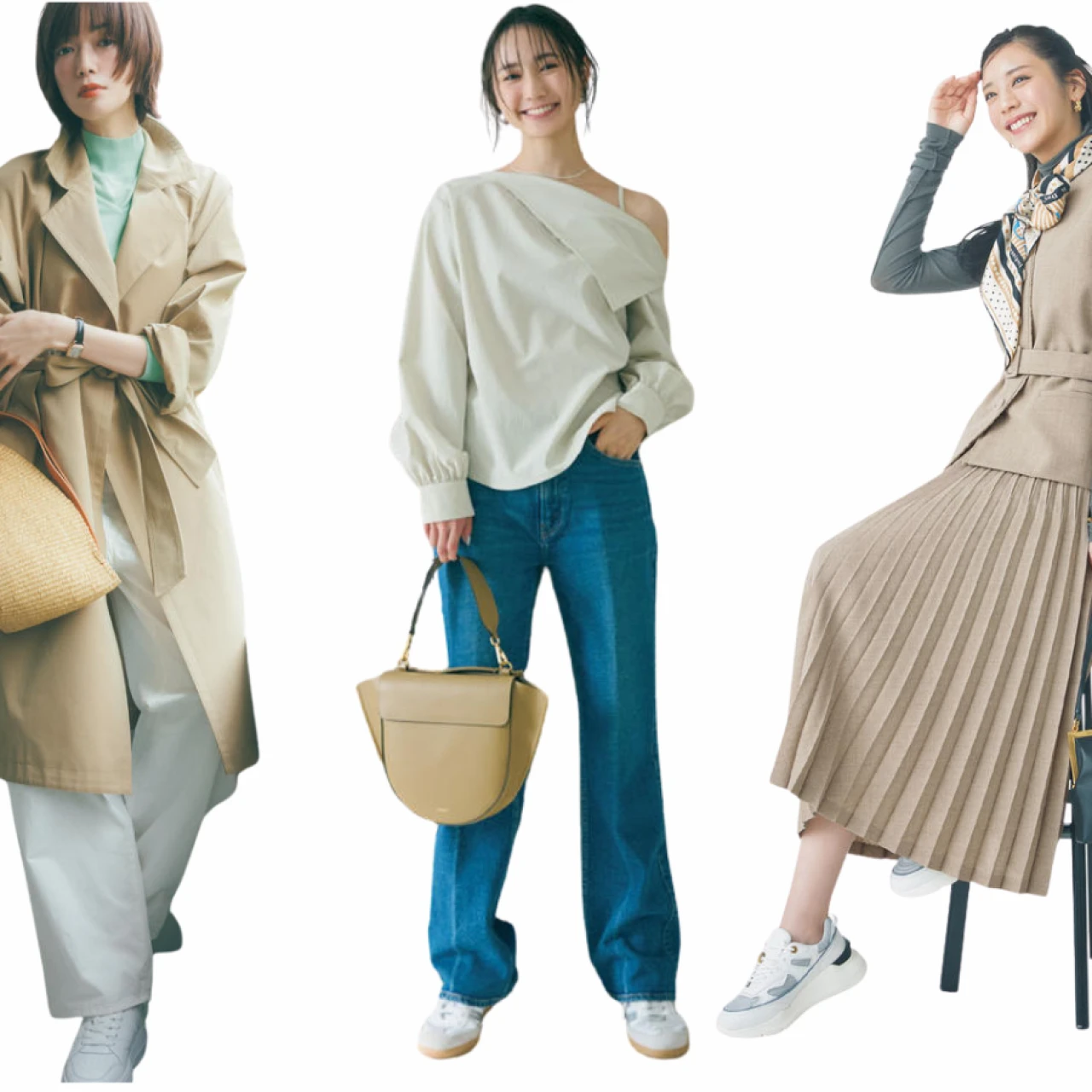 【最新】大人女子白スニーカーコーデ30選！　通勤、休日、デート…シーンを問わず大人女子のマストアイテム。バイラーズのコーデも必見