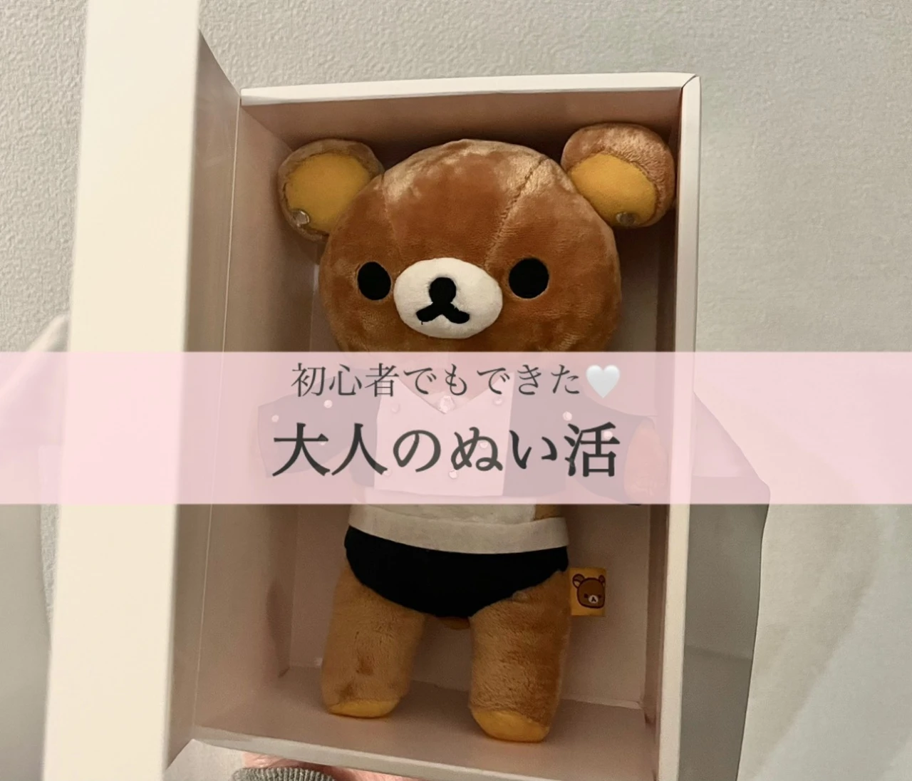 大人の【ぬい活】｜初心者でも作れるぬいぐるみ衣装レポ