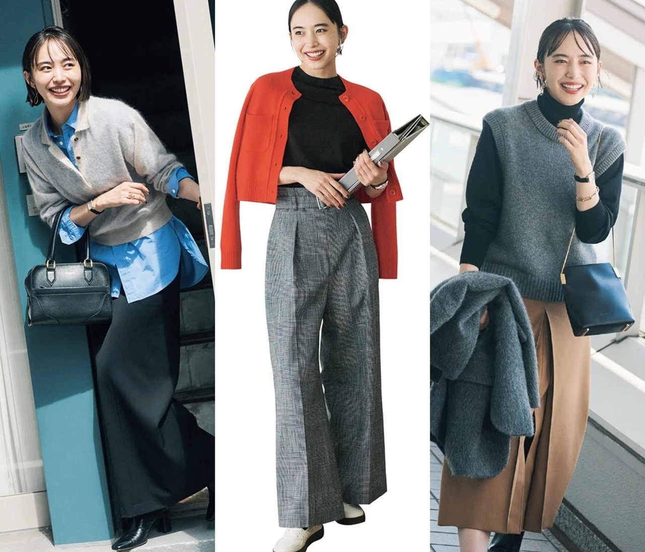 井桁弘恵さん登場！ 冬の温度調整に大活躍の「涼しいニット」5着で着回し15コーデ